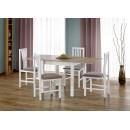 Стол обеденный HALMAR GRACJAN дуб сонома/белый 80-160/80